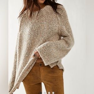 Free people BFF cocoon solid crew XS